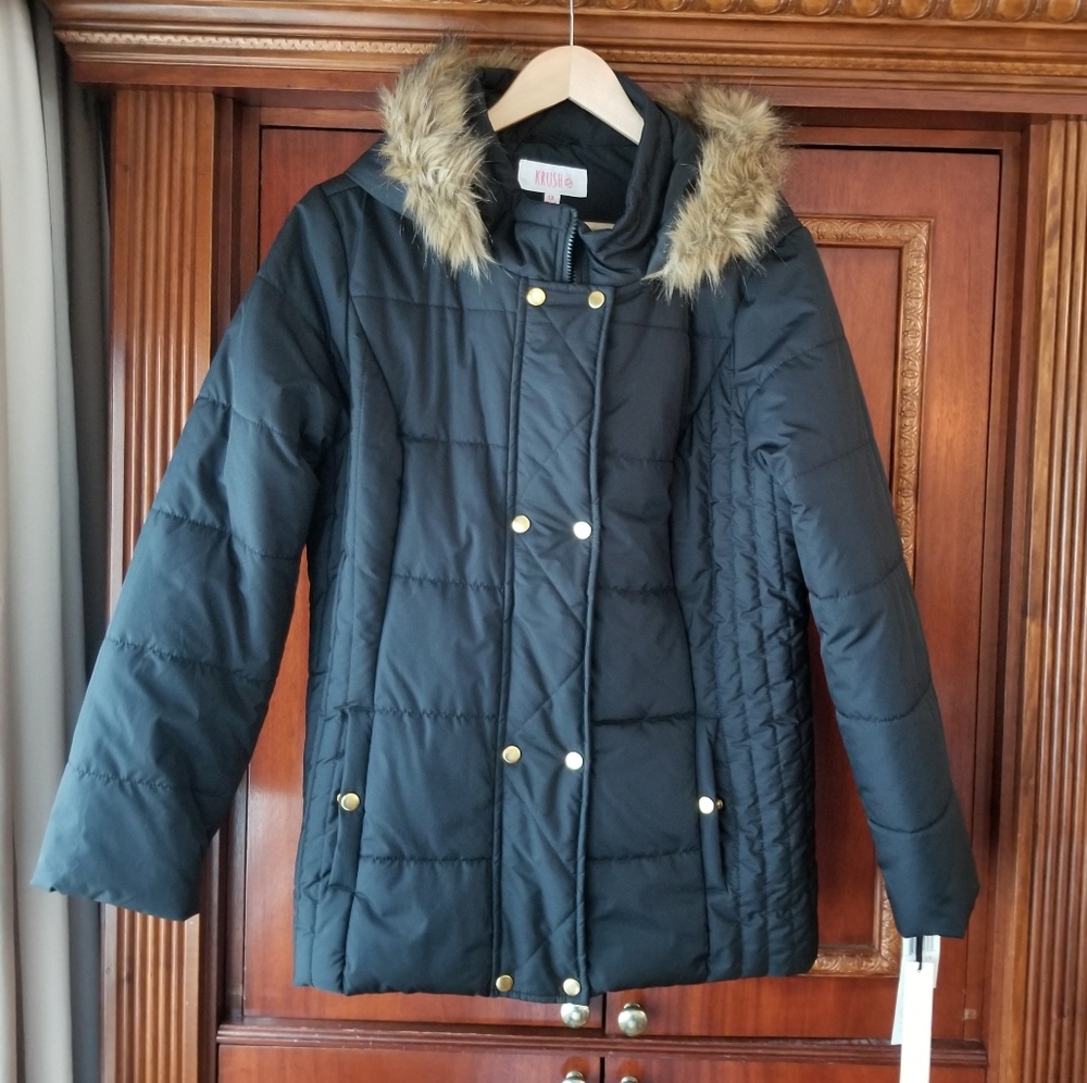 NWT Black teen winter jacket - size 1X